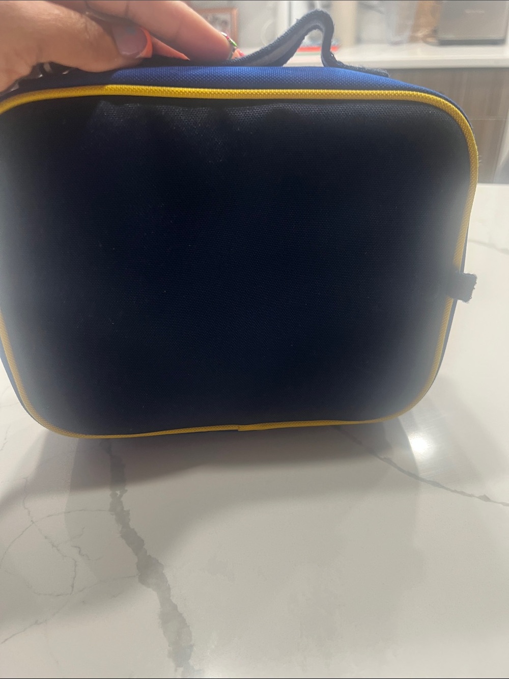Polo by Ralph Lauren Red lunch Bag with Blue Trim - Picture 4 of 8